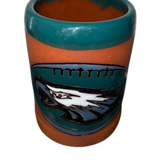 Eagles Ceramic Mug 5" Tall Made in Mexico - Picture 1 of 9